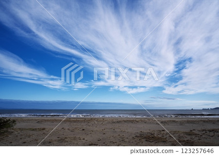 Autumn view of Nobiru Coast in Higashimatsushima City 123257646