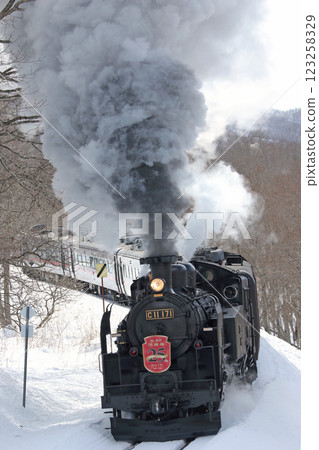 蒸汽機車冬季濕地 25 週年紀念,森茂幹線,蒸汽機車列車,C11 171 蒸汽機車冬季濕地 25 週年紀念,森茂幹線,蒸汽機車列車,C11 171 123258329