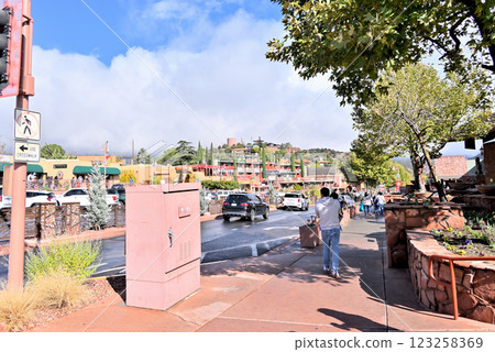 Uptown Sedona cityscape Uptown Sedona cityscape 123258369
