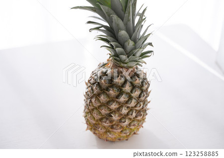 Fresh pineapple 123258885