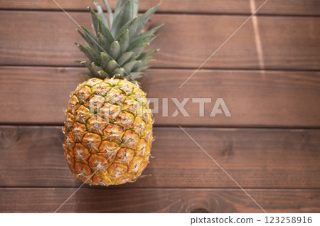 Fresh pineapple 123258916