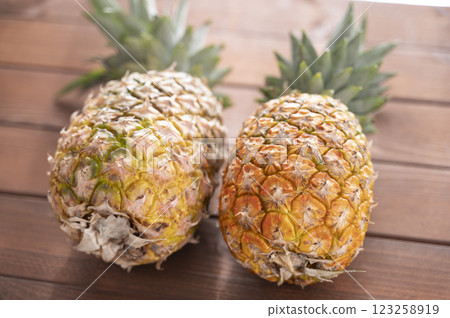 Fresh pineapple 123258919