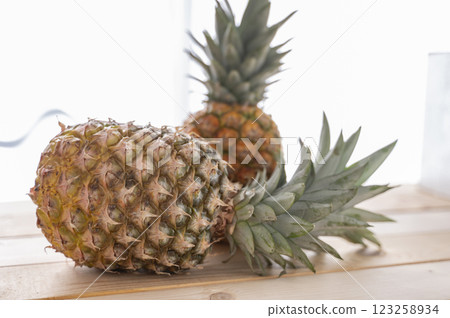 新鮮的菠蘿 123258934