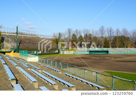 三笠市立棒球場（從一壘開始） 123259760