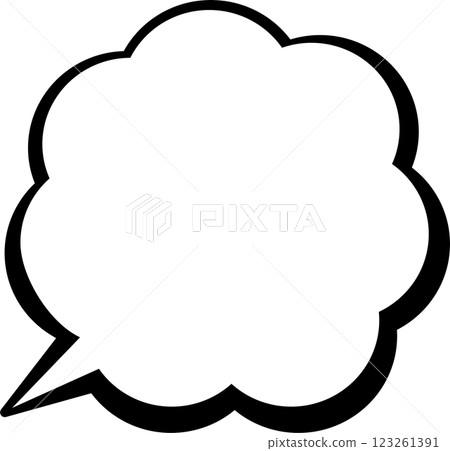 蓬鬆的語音氣泡圖 蓬鬆的語音氣泡圖 123261391