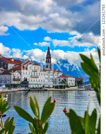 Perast is a town in Coastal region of Montenegro. Perast is a town in Coastal region of Montenegro. 123261793