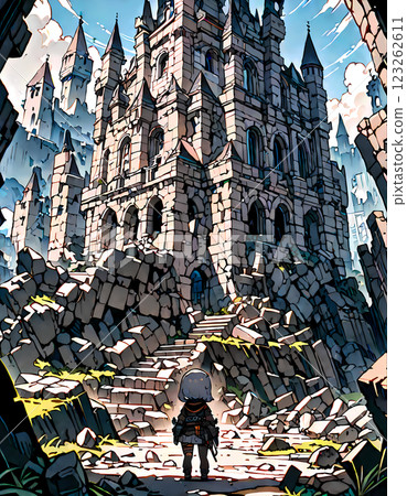 廢棄的城堡和冒險者 123262611