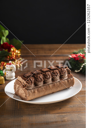 聖誕蛋糕 123262857