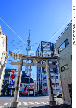 Torii and Skytree Torii and Skytree 123263160