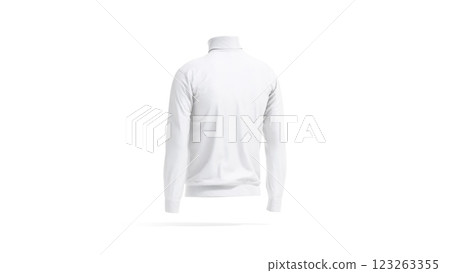 Blank white turtleneck sweater, looped rotation, 4k Blank white turtleneck sweater, looped rotation, 4k 123263355