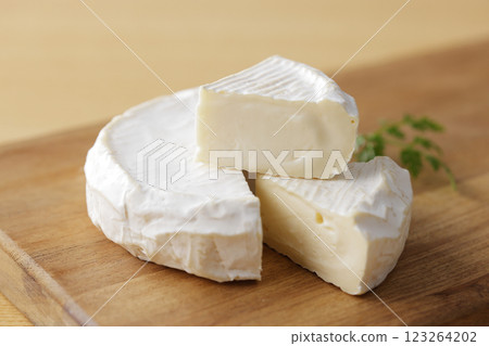 Camembert cheese 123264202