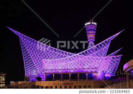 神戶Meriken公園夜視圖 神戶Meriken公園夜視圖 123264463