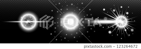 digital lens flare in black background 123264672