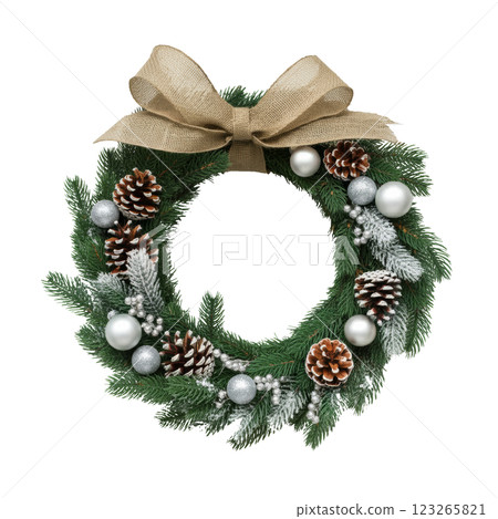 Christmas wreath  123265821