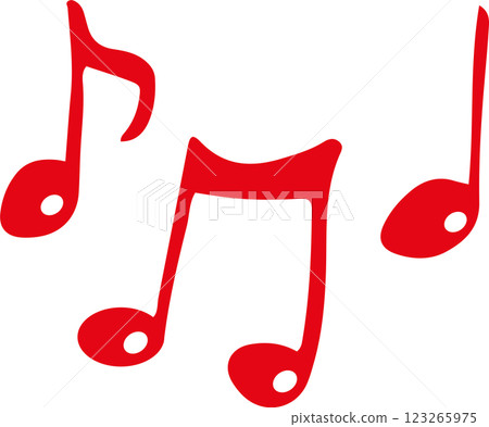 音符旋律圖標 音符旋律圖標 123265975