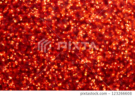 Shimmering red background with bokeh, perfect for web design, ads, and presentations. 123266608