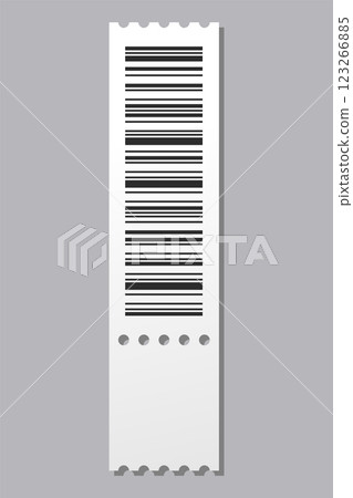 Empty ticket template. Blank concert ticket or lottery coupon. Event coupon or cinema movie theater card. Festival or circus paper empty flyer. Vector isolated illustration Empty ticket template. Blank concert ticket or lottery coupon. Event coupon or cinema movie theater card. Festival or circus paper empty flyer. Vector isolated illustration 123266885