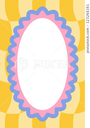 Vintage curvy frame edge banner Vintage curvy frame edge banner 123268161