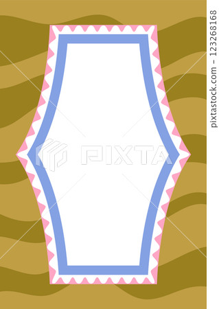 Creative retro banner empty frame Creative retro banner empty frame 123268168