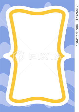 Vintage frame border groovy decoration Vintage frame border groovy decoration 123268172