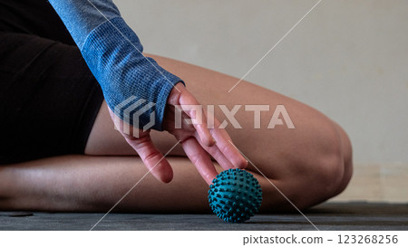 foot, roller, massage 123268256