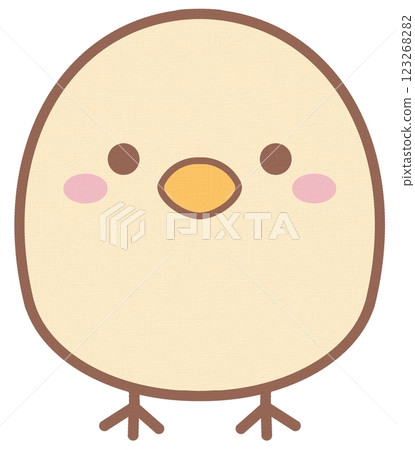 Cute Little yellow Easter Chick Character Cute Little yellow Easter Chick Character 123268282