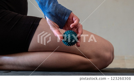 foot, roller, massage 123268308