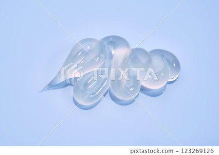 Gel toothpaste on a blue background. 123269126