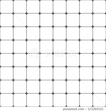 Grid background pattern with lines and dots. Grid for motion graphic markers. Vector 123269181