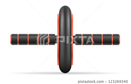 roller wheel sports equipment for fitness stock cartoon vector illustration roller wheel sports equipment for fitness stock cartoon vector illustration 123269340