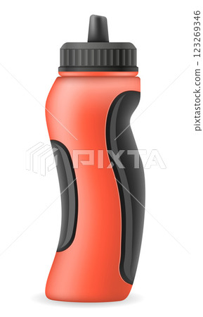 water bottle sports equipment for fitness stock cartoon vector illustration water bottle sports equipment for fitness stock cartoon vector illustration 123269346