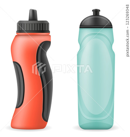 water bottle sports equipment for fitness stock cartoon vector illustration 123269348