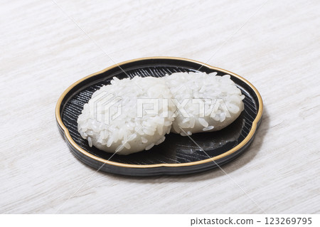 Matsukasa Mochi, local confectionery, Japanese confectionery from Mie Prefecture, Ise Aika specialty, Japanese rice cake confectionery Matsukasa Mochi, local confectionery, Japanese confectionery from Mie Prefecture, Ise Aika specialty, Japanese rice cake confectionery 123269795