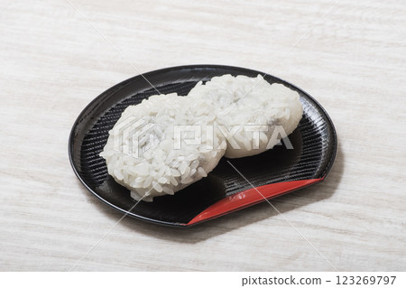 Matsukasa Mochi, local confectionery, Japanese confectionery from Mie Prefecture, Ise Aika specialty, Japanese rice cake confectionery 123269797