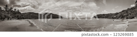 Big tropical island Ilha Grande Praia de Palmas beach Brazil. Big tropical island Ilha Grande Praia de Palmas beach Brazil. 123269885
