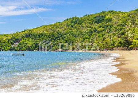 Big tropical island Ilha Grande Praia de Palmas beach Brazil. Big tropical island Ilha Grande Praia de Palmas beach Brazil. 123269896