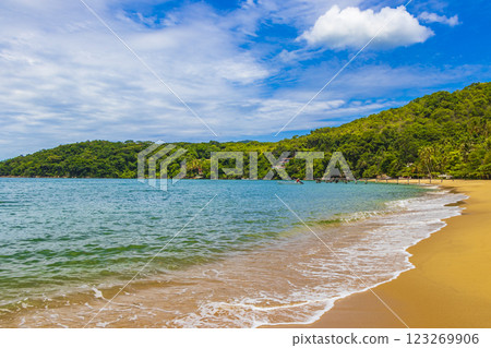 Big tropical island Ilha Grande Praia de Palmas beach Brazil. 123269906