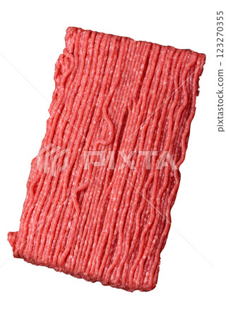 Raw ground beef or pork with salt, spices, herbs and tomatoes Raw ground beef or pork with salt, spices, herbs and tomatoes 123270355