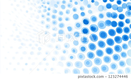Abstract background with blue gradient dots on a white backdrop, forming a digital and modern design Abstract background with blue gradient dots on a white backdrop, forming a digital and modern design 123274446