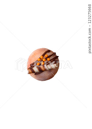 Delicious colorful asian mochi sweets with rice dough shell and fruit filling 123275668