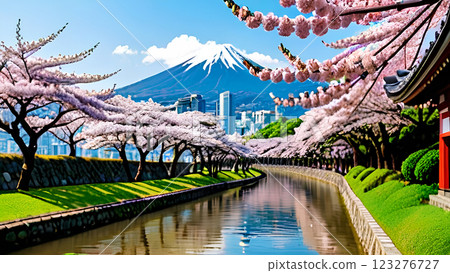 春光秀麗、風景怡人 123276727