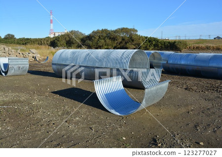 Scenery of civil engineering site 123277027
