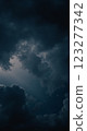 Dark and Mysterious Cloudy Sky Phone Wallpaper with Soft Light and Stars 123277342