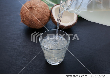 Coconut juice 123277845