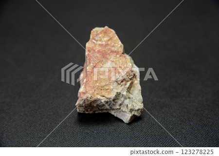 Limestone containing cinnabar Limestone containing cinnabar 123278225