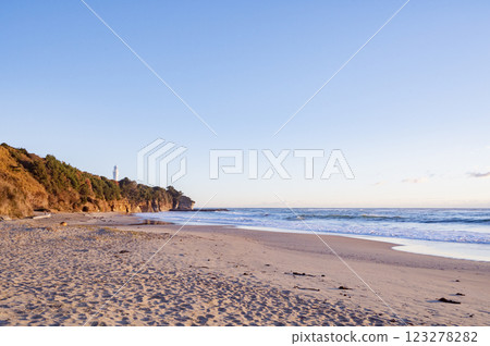 Ibaraki: Kujihama Beach in the morning (Hitachi City) Ibaraki: Kujihama Beach in the morning (Hitachi City) 123278282