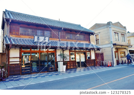 川越的復古街景 123278325