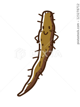 牛蒡人物可愛 123278712