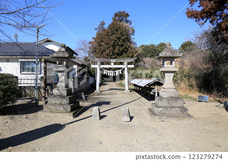 位於栃木縣小山市大鳥城遺址的大鳥神社 123279274