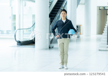 A businessman wearing work clothes A businessman wearing work clothes 123279541